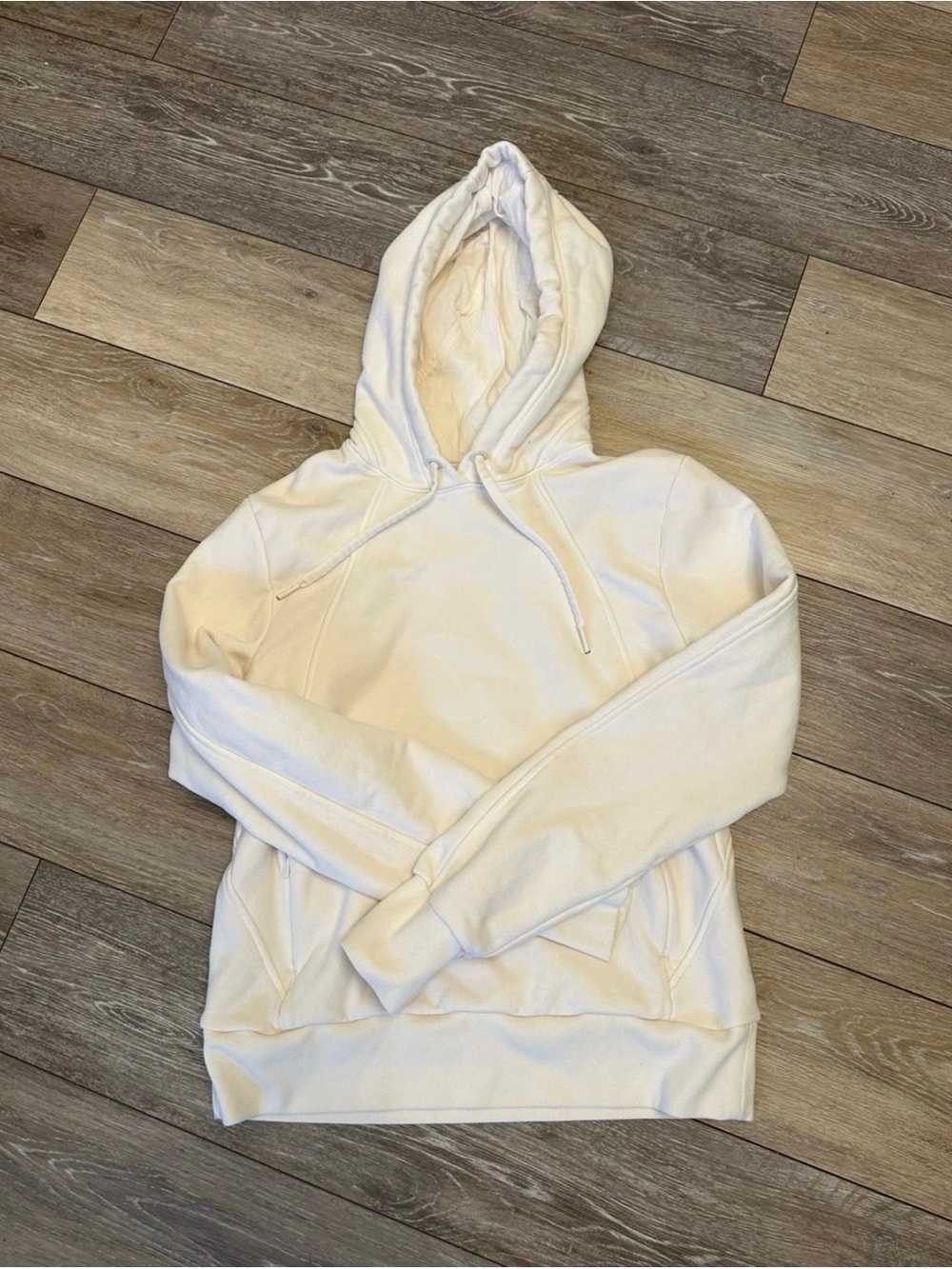 Athleta Cream Pullover Hoodie